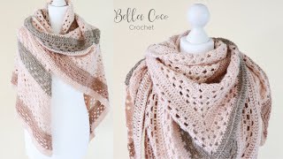 EASY Crochet Shawl  How to crochet a Shawl [upl. by Peregrine866]