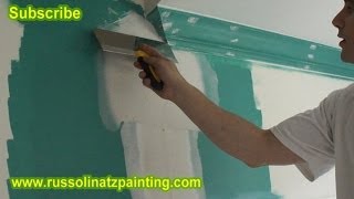 How to fix a crack in the DryWall Part 4 [upl. by Mouldon]