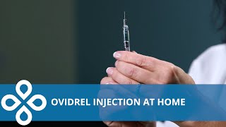 Ovidrel Injection Home Demonstration [upl. by Malin]