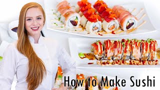 How to Make Sushi Easy StepbyStep Instructions [upl. by Roarke]