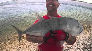 Gt fishing land base on Spam Island in the phoenix islands kiribati [upl. by Kath227]