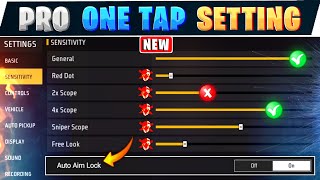 Headshot sensitivity 🔥  Free fire headshot setting in tamil  One tap sensitivity ✅ [upl. by Efthim]