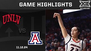 UNLV vs Arizona Game Highlights  202425 Big 12 Womens Basketball [upl. by Avlem272]