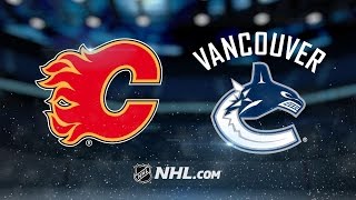 Tanevs OT goal lifts Canucks past Flames 21 [upl. by John408]