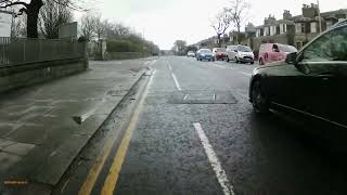 Driver closely overtakes cyclist at a junction [upl. by Ilrahs]