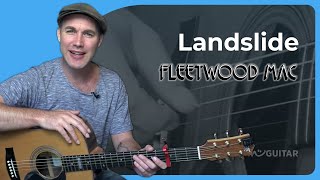 How to play Landslide by Fleetwood Mac on guitar  Acoustic Lesson [upl. by Picker]