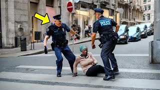 Officers Laugh At Elderly Black Woman But Quickly Turn Pale When They Learn Who Her Son Is [upl. by Ranchod]