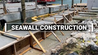 How Seawalls Are Made In Miami Beach [upl. by Nordna]