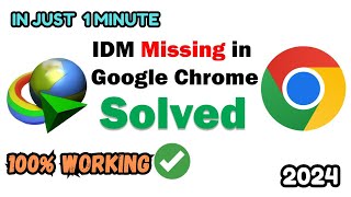 How to Add IDM Extension in Google Chrome  2024 [upl. by Carlita]