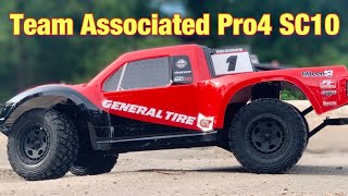 Team Associated PRO 4 SC10 2021 speed test and running [upl. by Eaver]