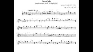 A Vivaldi CANTABILE Concerto nr 3quotIl Gardellinoquotpiano accompaniment [upl. by Atin]