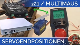 TUTORIAL Servoendposition Servo einstellen mit Digikeijs DR4024 bei z21 amp Multimaus Modelleisenbahn [upl. by Retniw]