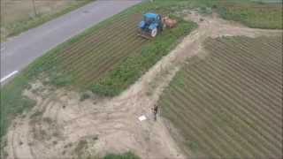 Broyage des fanes de pommes de terre 2015 GoPro Drone [upl. by Yalhsa]