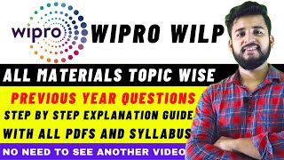 WIPRO WILP EXAM PATTERN and STUDY MATERIALS  WIPRO WILP FREE RESOURCES wiprowilp [upl. by Haleak]