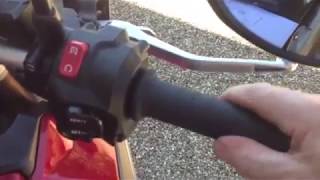 Oversensitive motorcycle ride by wire throttle corrected with damping grease [upl. by Yemorej505]