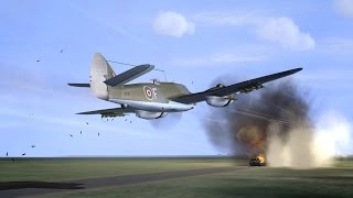 IL2 1946 Beaufighter  Dodecanese  Hit German Base on the Island [upl. by Atrebor170]