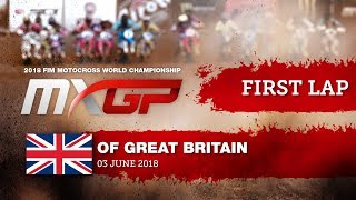 Conrad MEWSE First GoPro Lap MXGP of Great Britain 2018 motocross [upl. by Ominoreg314]