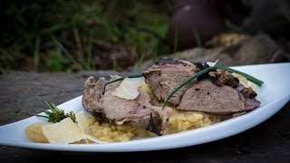 Folge20b  Ostermenü  Lammkeule im Heubett Deutsches BBQ und GrillRezept [upl. by Enneire]