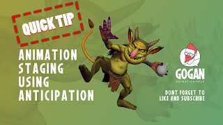 ANIMATION STAGING Quick Tip [upl. by Yadnus330]