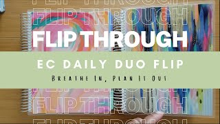 Erin Condren Daily Duo Flip Through [upl. by Russell]