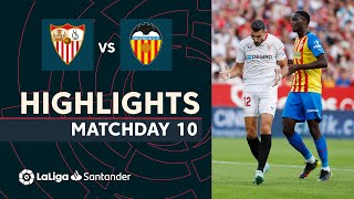 Resumen de Sevilla FC vs Valencia CF 11 [upl. by Ereveneug]