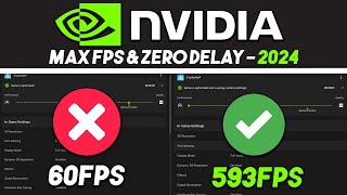 Best NVIDIA Control Panel Settings for GAMING in 2024 🔥🎮 [upl. by Zelda]