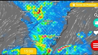 URGENTE TEMPESTADES ISOLADAS E VENTO PREVISÃO REGIÃO SUL DE 20 A 29 OUTUBRO 2024 [upl. by Bibbye]