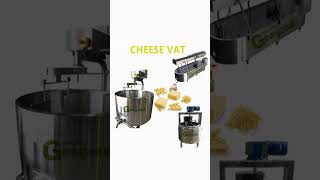 Cheese Vat Cheese Kettle Cheese Cooker Chedder Cheese Processing Line Cheese making Machine [upl. by Naot996]