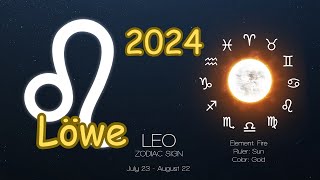 🌟 Löwen im Glanz Jahreshoroskop 2024 Liebe Erfolg amp königliche Entfaltung 🌈✨ [upl. by Asiled620]