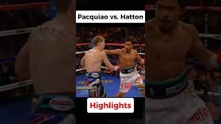 Pacquiao vs Hatton  Highlights boxing pacman [upl. by Sivrat]