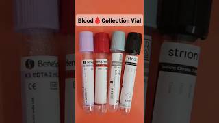 Blood collection vial and tests ll 😱viral medicallabtechnology vial subscribe bloodtest [upl. by Alyehs619]