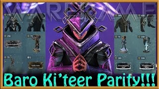 Warframe  Baro KiTeer Returns 29th July 2022 [upl. by Muirhead144]