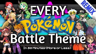 Ultimate Pokémon Battle Medley Every Song is Here Remix [upl. by Sonnie]