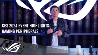 CES 2024 ROG Gaming Peripherals  Highlights [upl. by Raven]