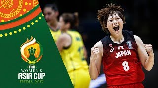 Australia v Japan  Full Game  Final  FIBA Womens Asia Cup 2017 [upl. by Ardnael254]