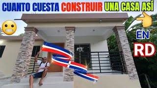 CUANTO CUESTA CONSTRUIR una CASA como ESTA en RD USDDOP cuales COLORES usaron para PINTAR la CASA [upl. by Rehpetsirhc]