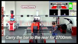 Calibration Demo Lawrence 3D Wheel Alignment [upl. by Uriel]