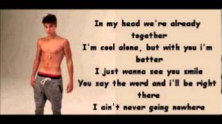 4 Justin Bieber Catching Feelings Lyrics [upl. by Ttenaj]