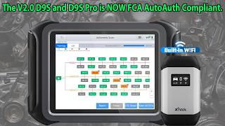 💥Big News💥 Xtool D9S amp D9S Pro Ver20 is NOW FCA AutoAuth Compliant [upl. by Jacobsohn]