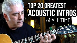 TOP 20 ACOUSTIC GUITAR INTROS OF ALL TIME [upl. by Liberati]