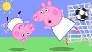 Peppa Pig Nederlands Compilatie Nieuwe Afleveringen  Voetbal met Peppa Pig ⚽️  Tekenfilm [upl. by Temme574]