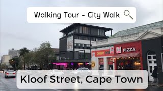 Walking Tour Kloof Street Cape Town city sights and sounds [upl. by Tremann946]