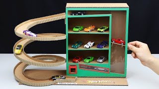 How to Make Vending Machine with Hot Wheels Cars [upl. by Hesta887]