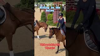 Riding in the Rolex arena in Lexington Kentucky Schooling for Pony Finals and watching Olympics [upl. by Sseb298]