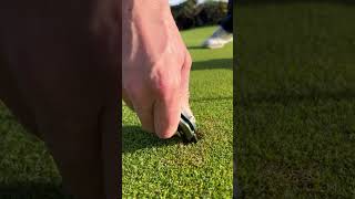 How to properly repair a pitch mark Using the Gannet™ divot repair tool [upl. by Initof]