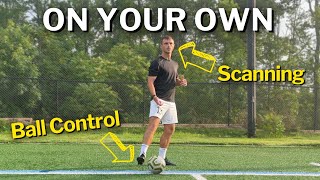 Become a Complete Midfielder  Individual Dribbling Passing First Touch amp Finishing Training [upl. by Abdulla836]