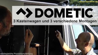 Dometic Raintec  drei Kastenwagen mit drei unterschiedlichen Montagearten [upl. by Vincentia]