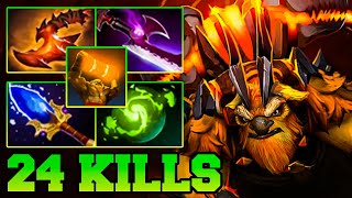 EarthShaker Dota 2 Mid With Ultra Kills Carry Pro Gameplay Item Build Guide 734 [upl. by Gollin]