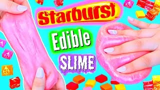 DIY Edible Starburst Slime Make Yummy Slime [upl. by Eneleuqcaj]