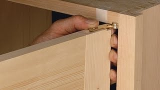 How to Install Offset Knife Hinges [upl. by Aivirt]